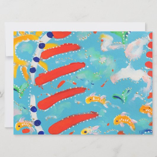 Einladung zum Strand (Vorderseite)