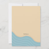 Einladung zum Strand (Rückseite)