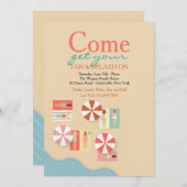 Einladung zum Strand (Vorne/Hinten)