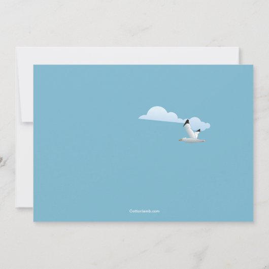 Einladung zum Strand (Rückseite)