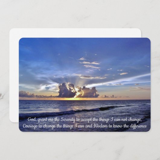 Einladung zum Sunset Seretity Prayer (Vorne/Hinten)