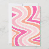 Einladung zum Surfen am Geburtstag | Girl Surfing (Rückseite)