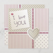 Einladung zum süßen Herz (Vorne/Hinten)