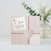 Einladung zum süßen Herz (Stehend Vorderseite)