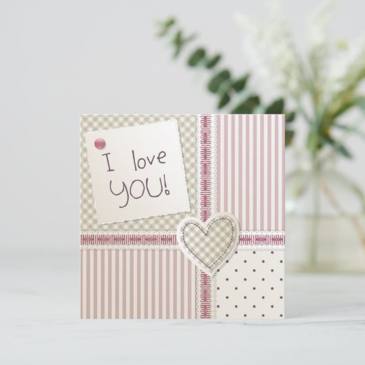 Einladung zum süßen Herz (Stehend Vorderseite)