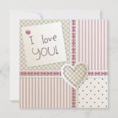 Einladung zum süßen Herz (Vorderseite)