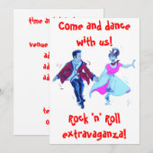 Einladung zum Swing Rock and Roll (Vorne/Hinten)