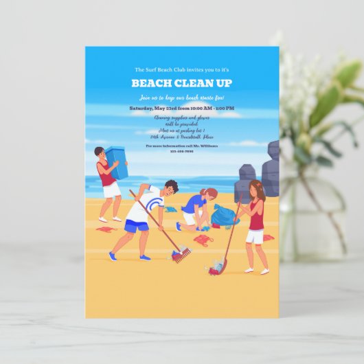 Einladung zum Tag der Bereinigung (Stehend Vorderseite)