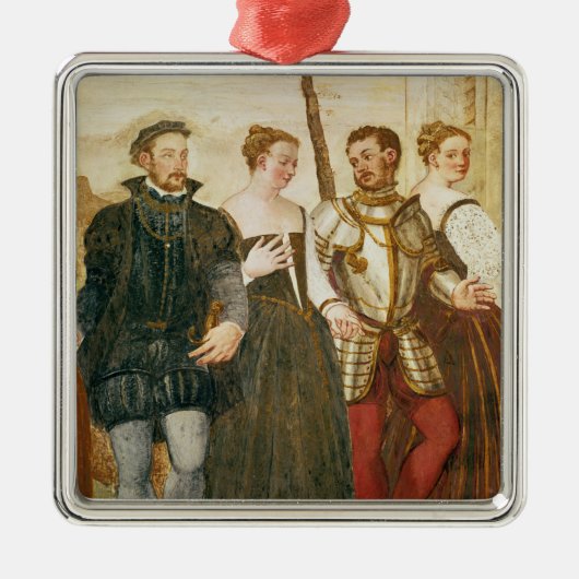 Einladung zum Tanz Ornament Aus Metall (Vorne)