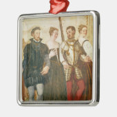 Einladung zum Tanz Ornament Aus Metall (Links)