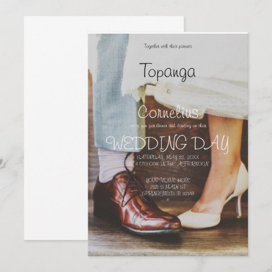 Einladung zum Tanzen (Vorne/Hinten)