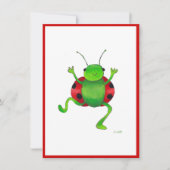 Einladung zum Tanzen "ladybug" (Vorderseite)