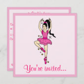 Einladung zum Tanzwettbewerb: Tänzer mit Sternen (Vorne/Hinten)