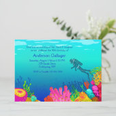 Einladung zum Taucher (Stehend Vorderseite)