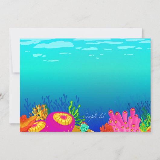 Einladung zum Taucher (Rückseite)