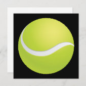 Einladung zum Tennisball (Vorne/Hinten)