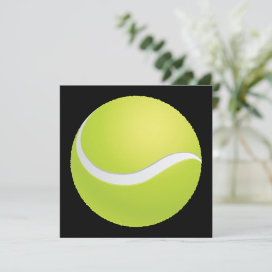 Einladung zum Tennisball (Stehend Vorderseite)