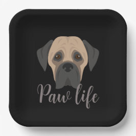 Einladung zum Termin des Beginns Pappteller