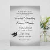 Einladung zum Theaterhochzeit (Stehend Vorderseite)