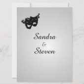 Einladung zum Theaterhochzeit (Rückseite)