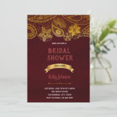 Einladung zum Thema Burgund Indiens (Stehend Vorderseite)