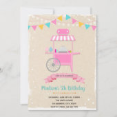 Einladung zum Thema "Candy-Cargo" (Vorderseite)