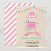 Einladung zum Thema "Candy-Cargo" (Vorne/Hinten)