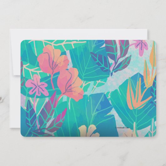 Einladung zum Thema Flora (Rückseite)