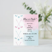 Einladung zum Thema Golf (Stehend Vorderseite)