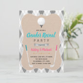 Einladung zum Thema Golf-Gender (Stehend Vorderseite)