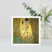 Einladung zum Thema Kiss Wedding (Stehend Vorderseite)