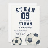 Einladung zum Thema "Printable Football" (Vorne/Hinten)