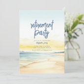 Einladung zum Thema "Ruhestand" (Stehend Vorderseite)