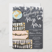 Einladung zum Thema Winter Bridal Dusche (Vorderseite)