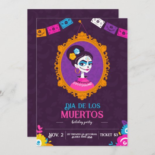 Einladung zum Totentag (Vorne/Hinten)