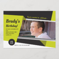 Einladung zum trendy Image Foto