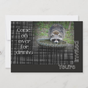 Einladung - zum Trinken - Raccoon