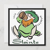 Einladung zum Trinken von Leprechaun (Rückseite)