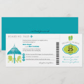 Einladung zum Tropischen Boarding (Vorne/Hinten)