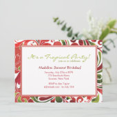 Einladung zum tropischen Flair (Stehend Vorderseite)