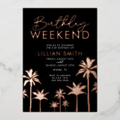 Einladung zum tropischen Geburtstag (Vorderseite)