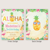 Einladung zum tropischen Geburtstag Hawaiian