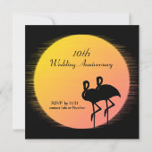 Einladung zum tropischen Hochzeitstag (Rückseite)