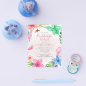 Einladung zum tropischen Junggeselinnen-Abschied Flyer (Einzeln)