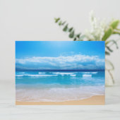 Einladung zum tropischen Ozean (Stehend Vorderseite)