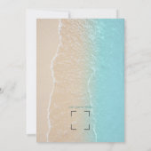 Einladung zum tropischen Strand (Rückseite)