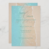 Einladung zum tropischen Strand (Vorne/Hinten)