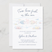 Einladung zum Two Less Fish Probedinner (Vorderseite)