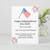 Einladung zum Unabhängigkeitstag (Stehend Vorderseite)