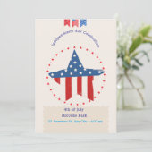 Einladung zum Unabhängigkeitstag (Stehend Vorderseite)